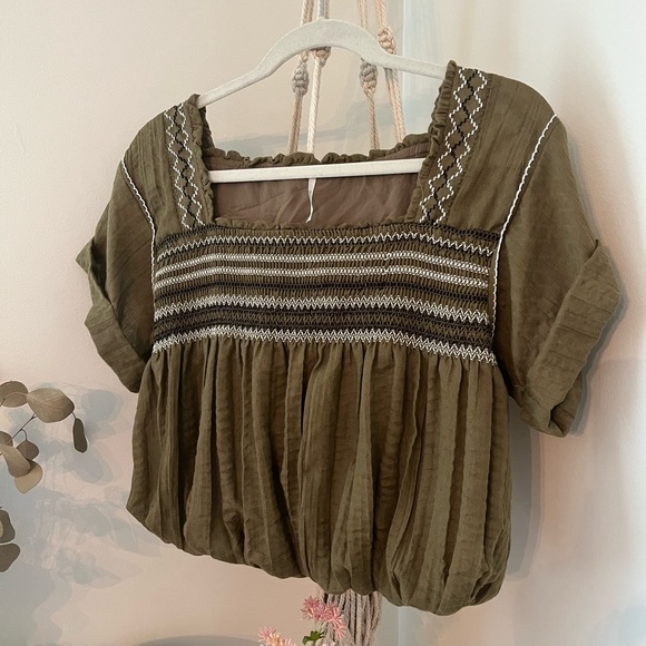 Free People wandering skies top - Picture 2 of 7